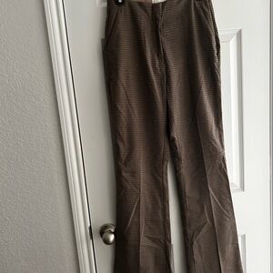 H&M Brown Boot Cut Flare Pants